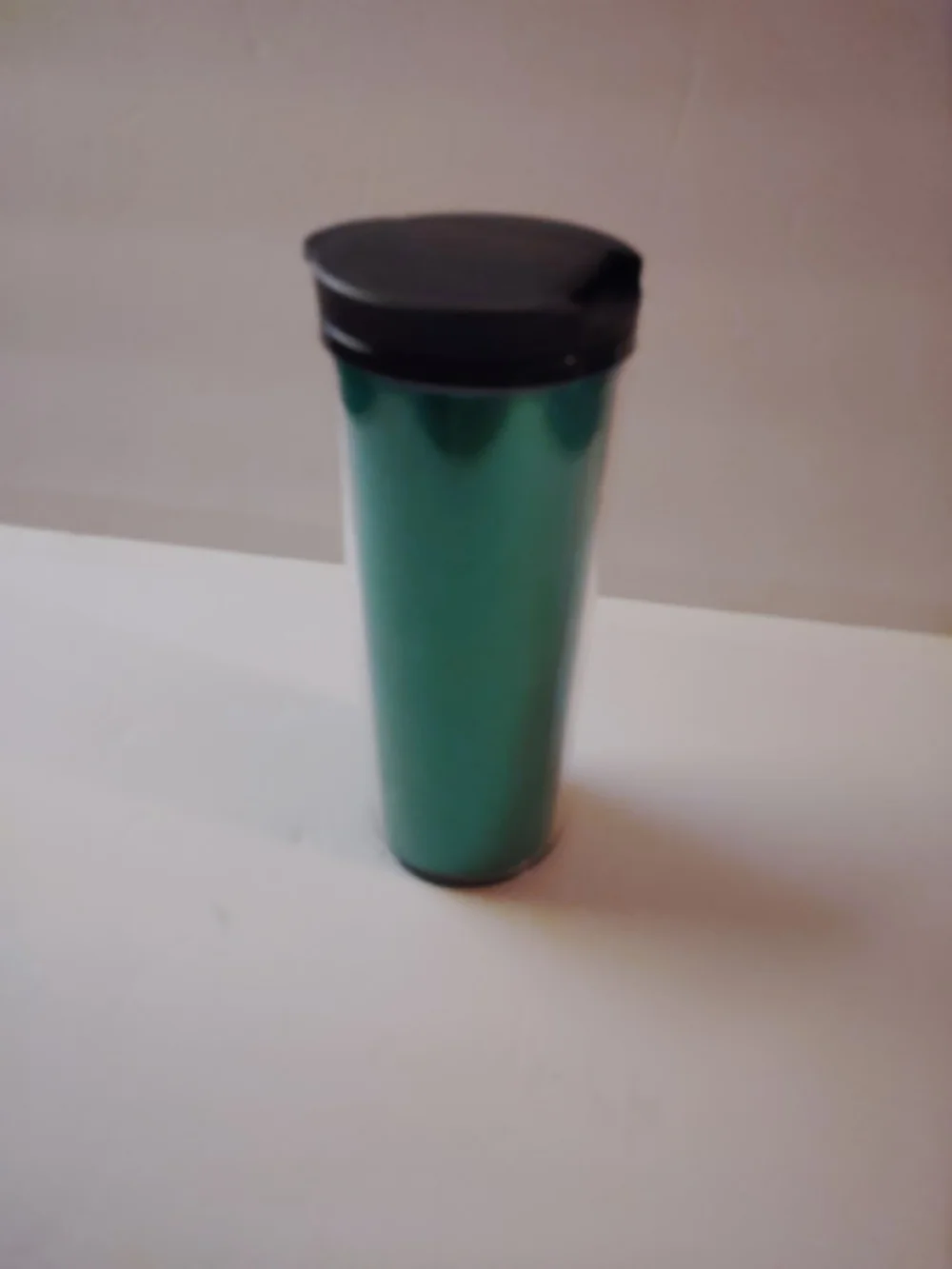 Starbucks Green Travel Tumbler with Black Lid